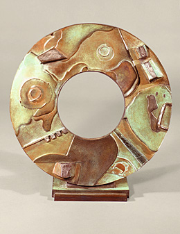 THREE CRATERS, 1984 bronze